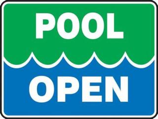pool opening