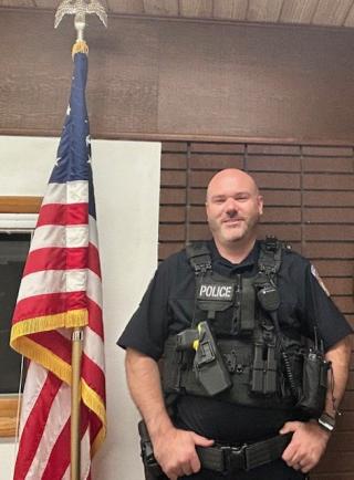 Picture of Officer Cory Kraus in uniform.