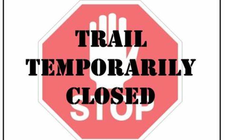 PORTIONS OF THE WALKING TRAIL WILL BE TEMPORARILY CLOSED AUGUST 14TH - AUGUST 18TH 